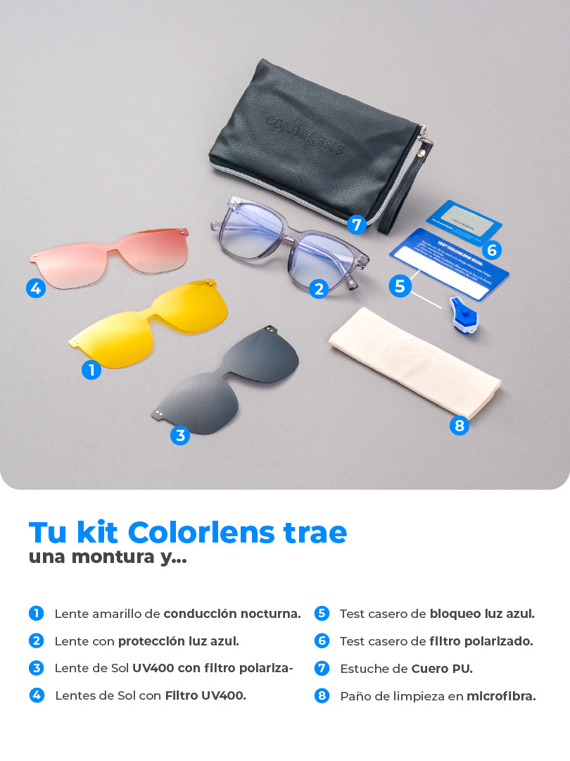 Monarca Hielo Gris 4 en 1 Colorlens®